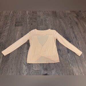 Lululemon Athletica Tan Long Sleeve Top